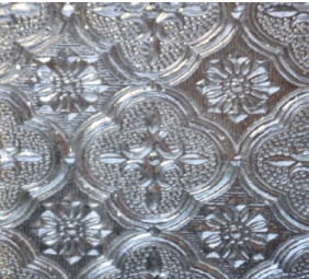 Glass embossing
